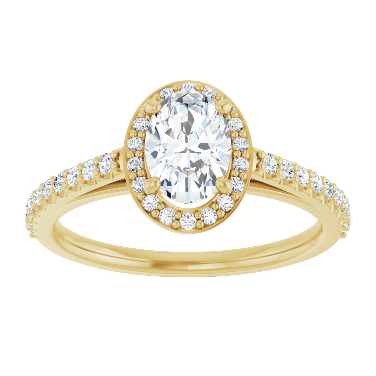 Halo-Style Engagement Ring