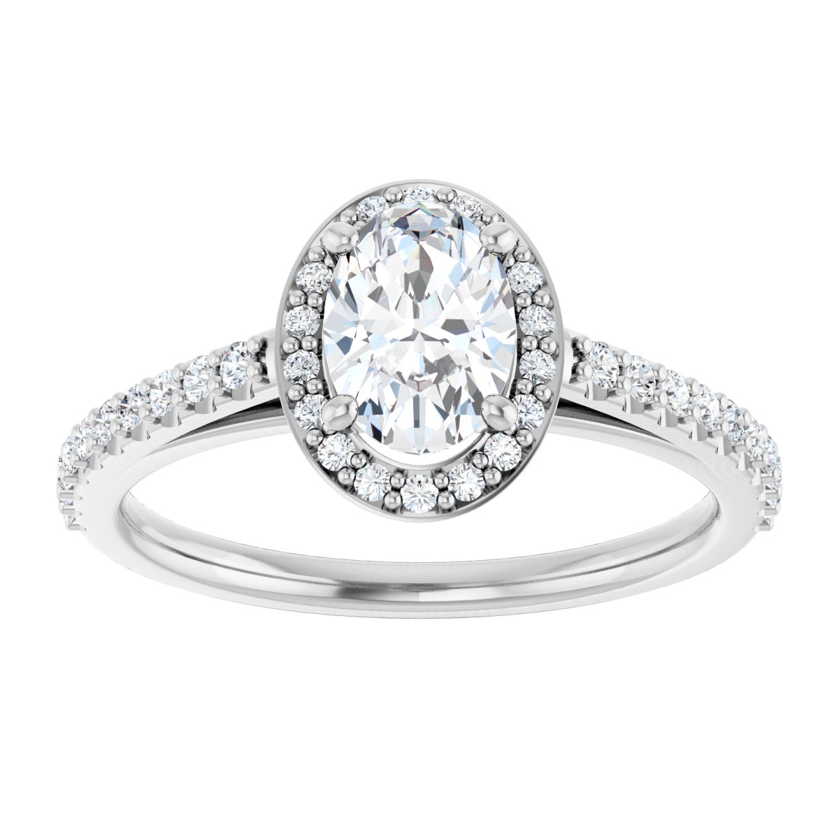 Halo-Style Engagement Ring