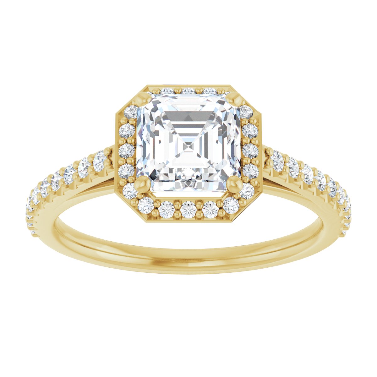 Halo-Style Engagement Ring