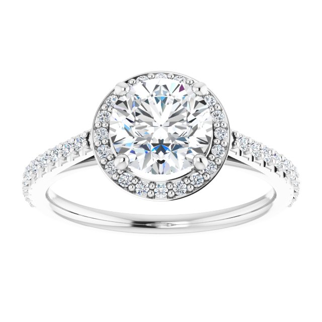 Halo-Style Engagement Ring