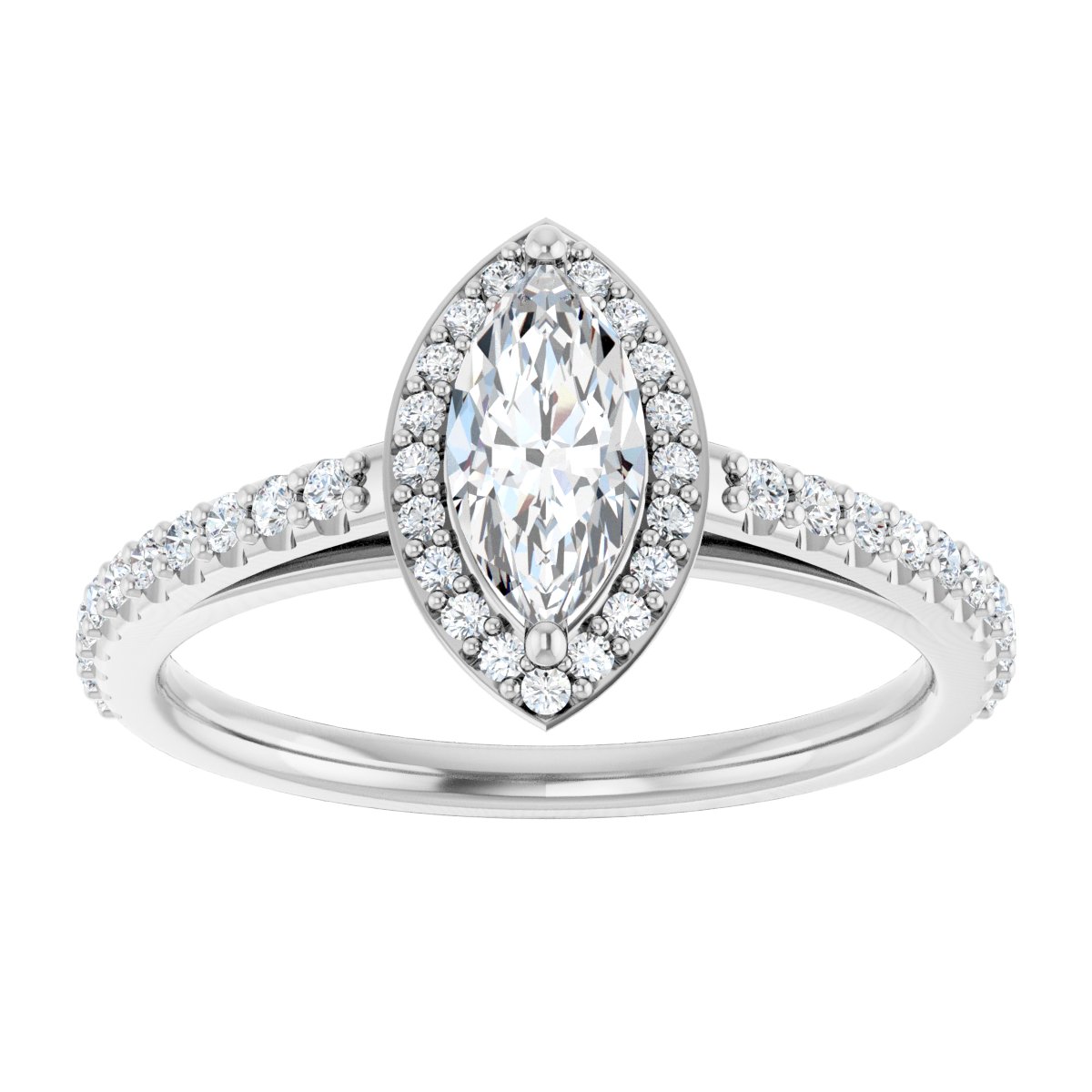 Halo-Style Engagement Ring