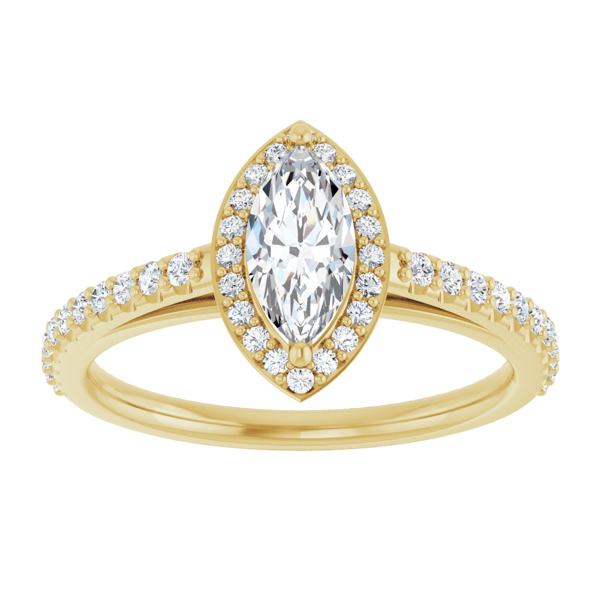 Halo-Style Engagement Ring