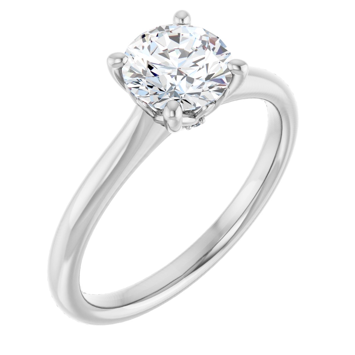 Accented Engagement Ring