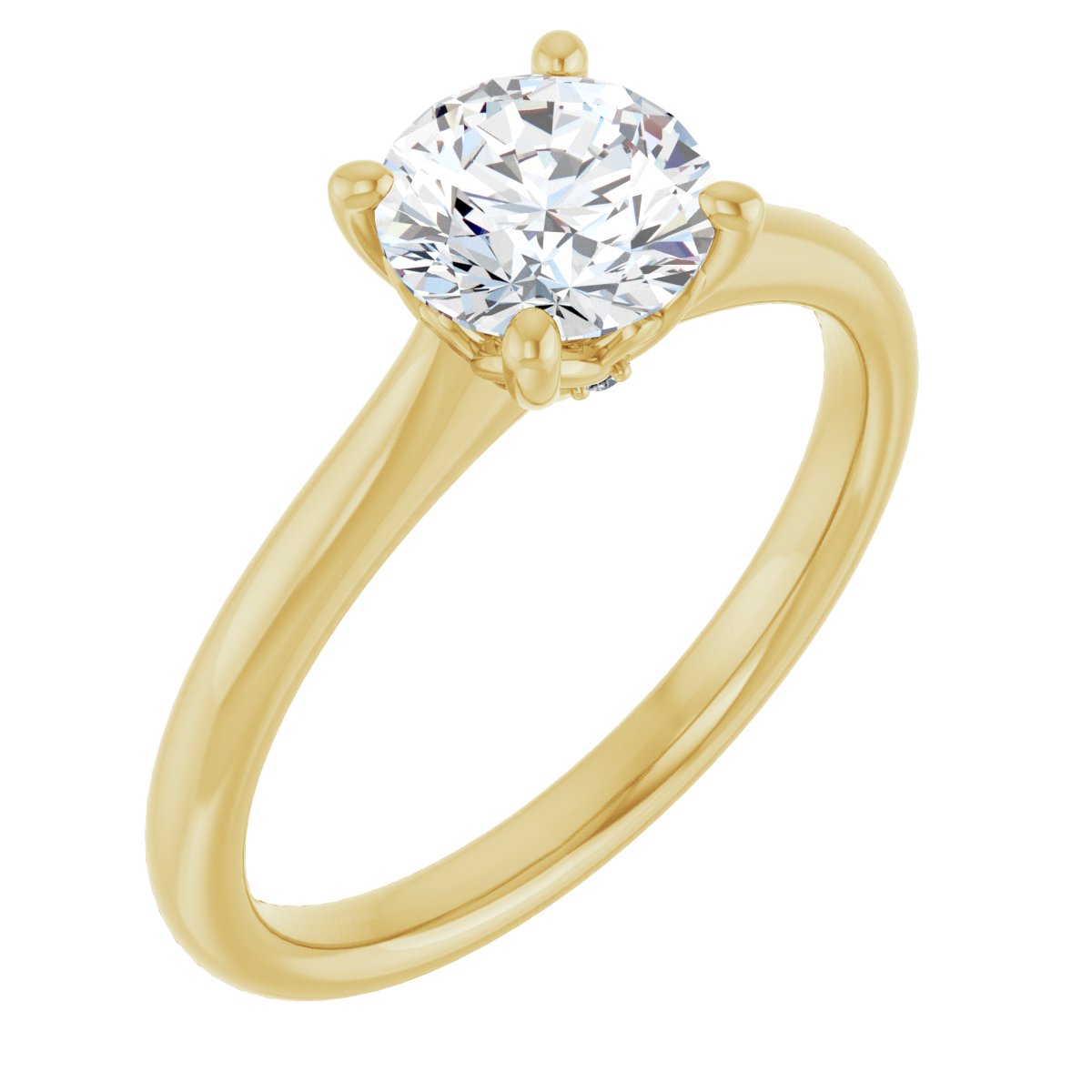 Accented Engagement Ring