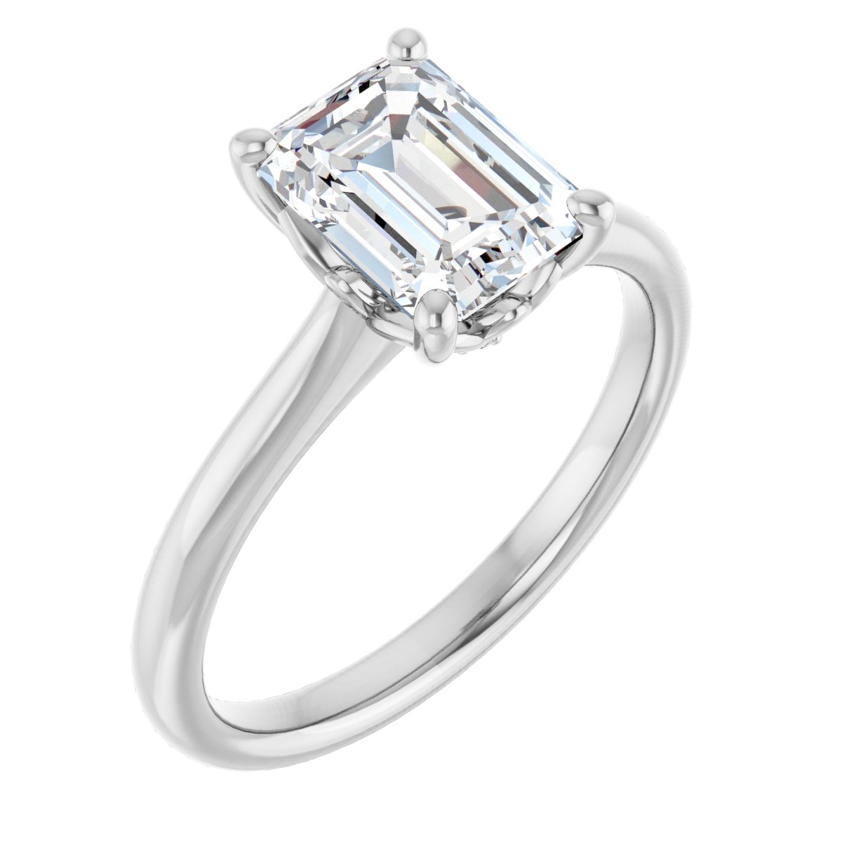 Accented Engagement Ring