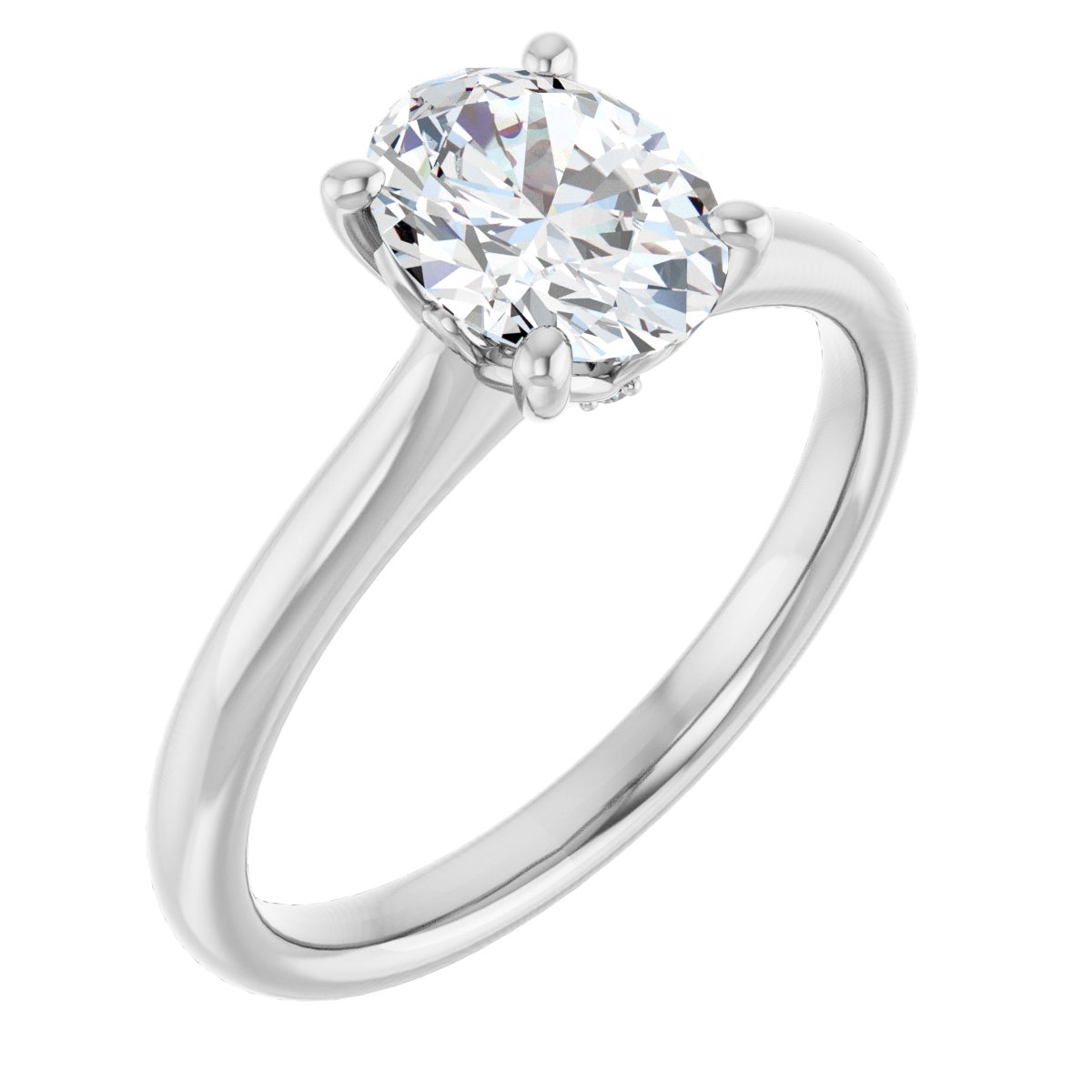 Accented Engagement Ring