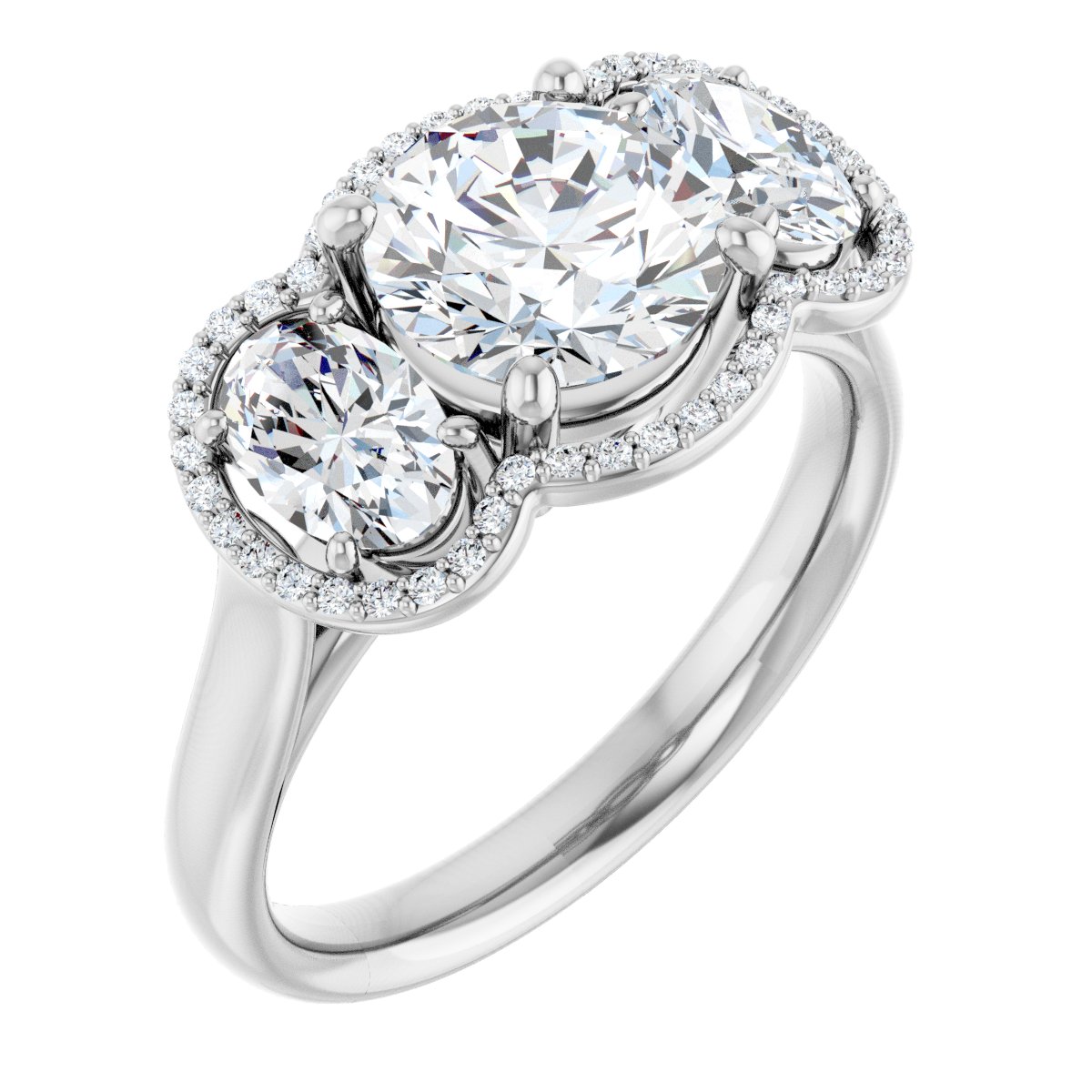 Three-Stone Engagement Ring
