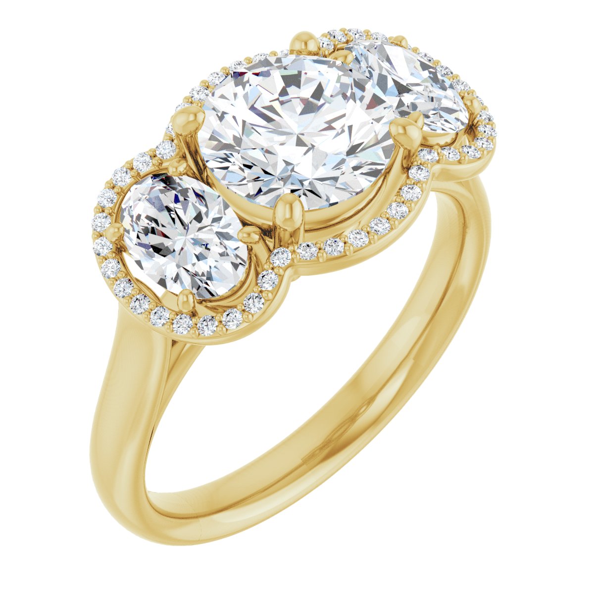 Three-Stone Engagement Ring