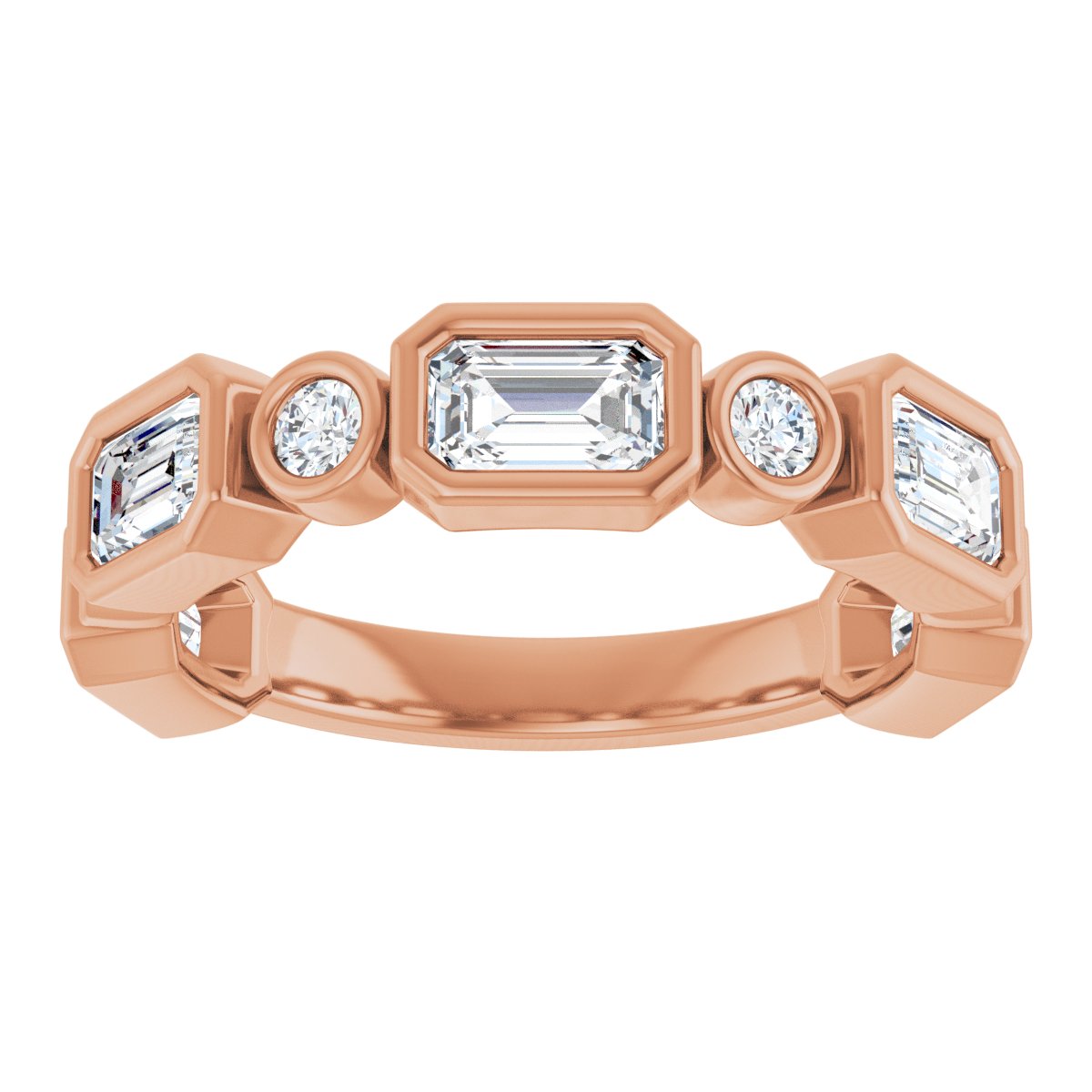 Anniversary Band  - Emerald