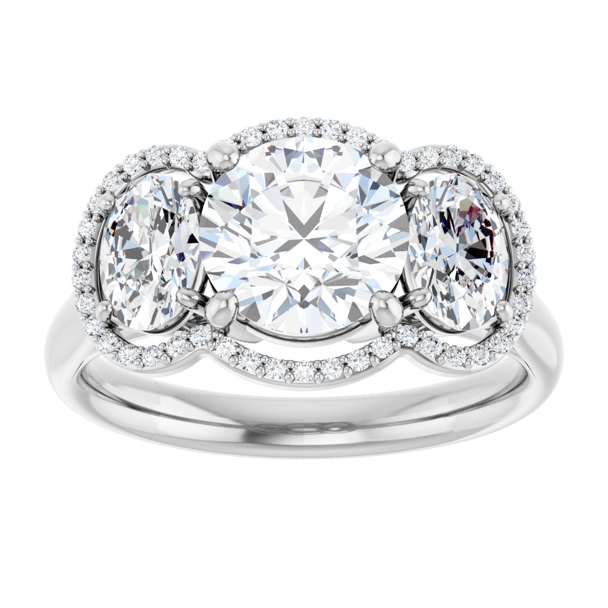 Three-Stone Engagement Ring
