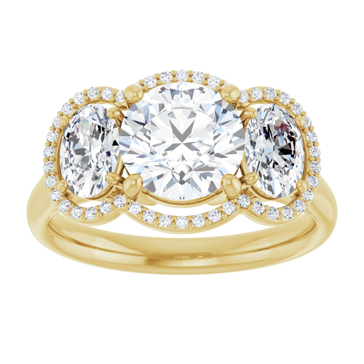 Three-Stone Engagement Ring