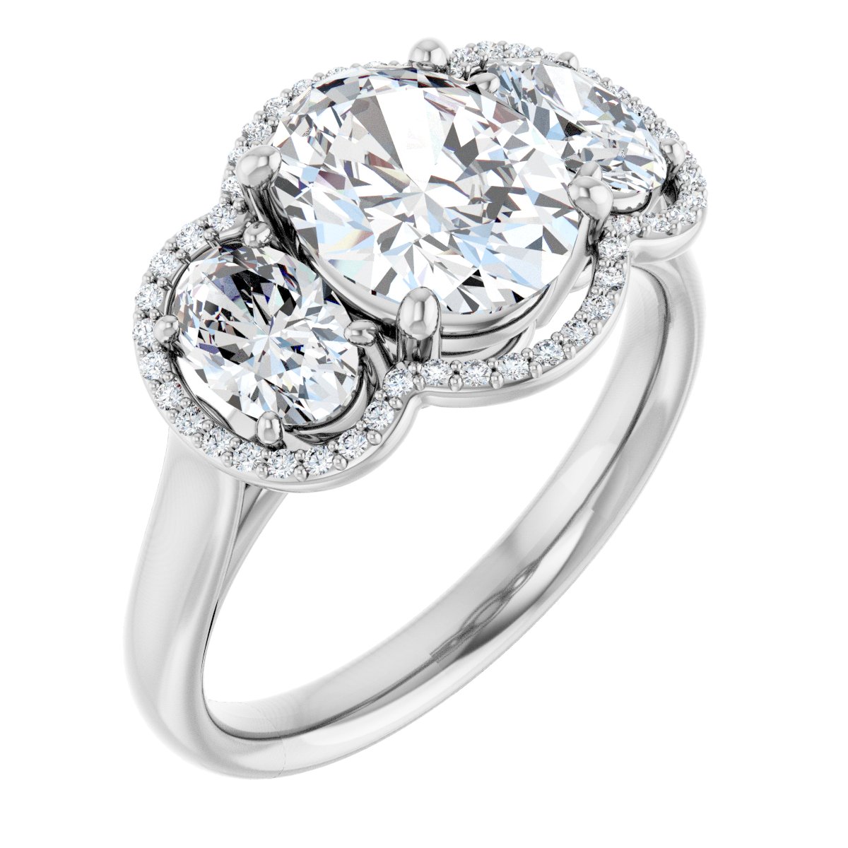 Three-Stone Engagement Ring