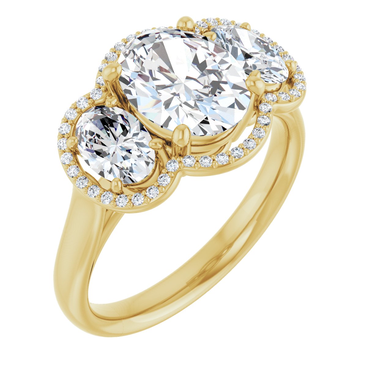 Three-Stone Engagement Ring