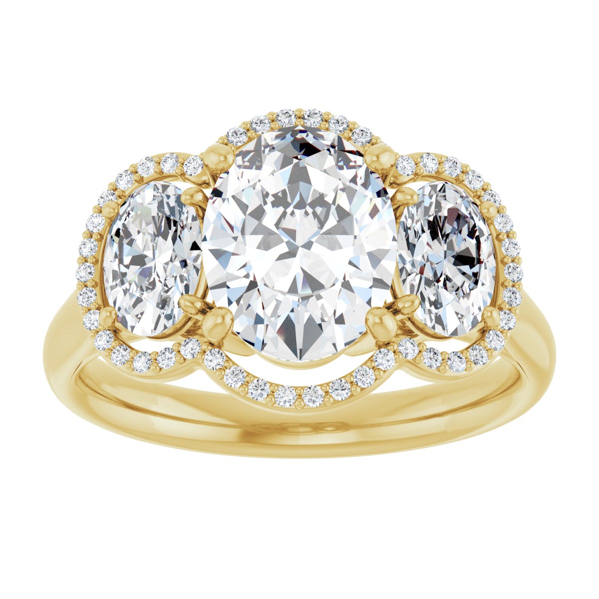 Three-Stone Engagement Ring