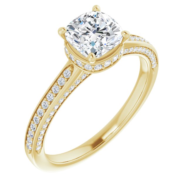 Accented Engagement Ring