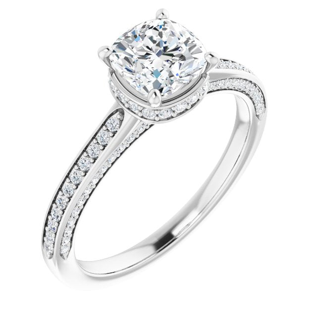 Accented Engagement Ring