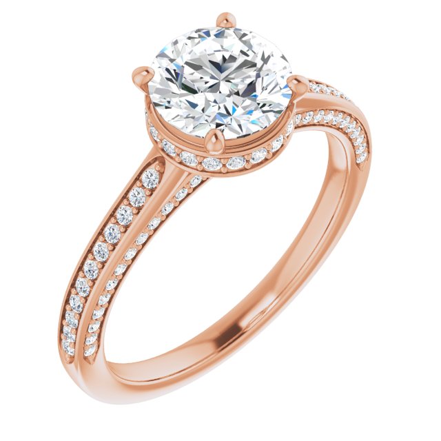 Accented Engagement Ring