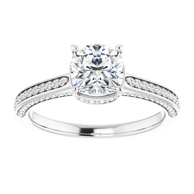 Accented Engagement Ring
