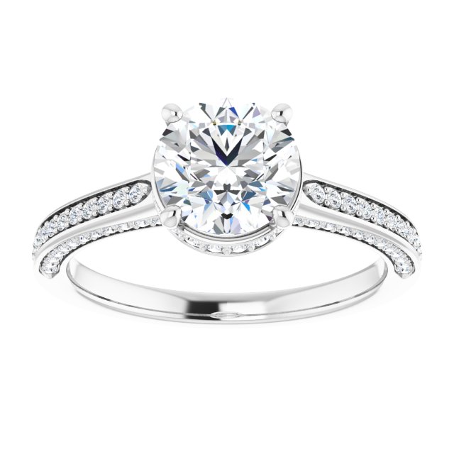 Accented Engagement Ring