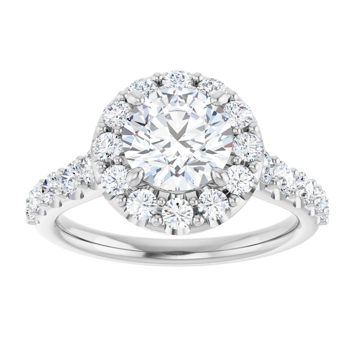 Halo-Style Engagement Ring