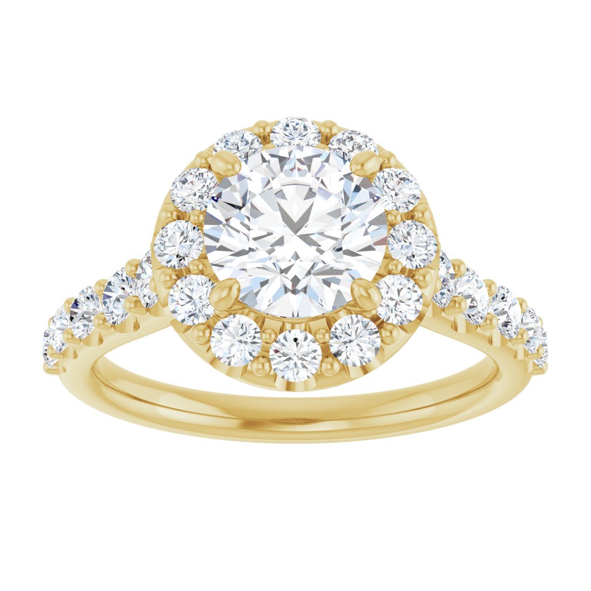 Halo-Style Engagement Ring