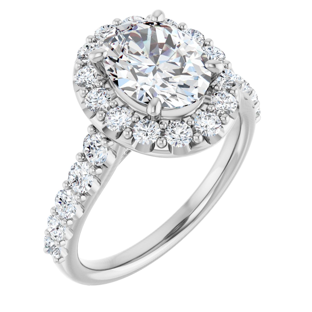Halo-Style Engagement Ring