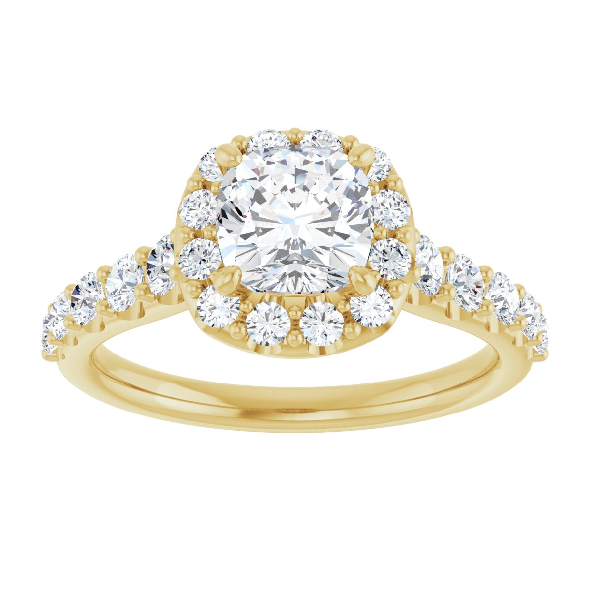 Halo-Style Engagement Ring