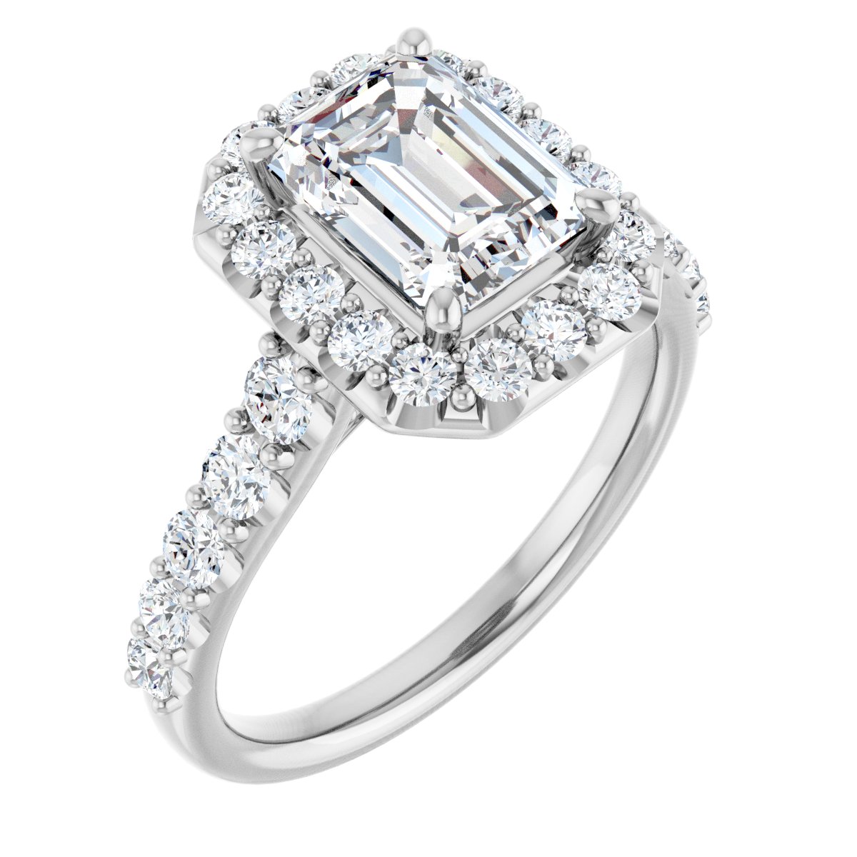 Halo-Style Engagement Ring