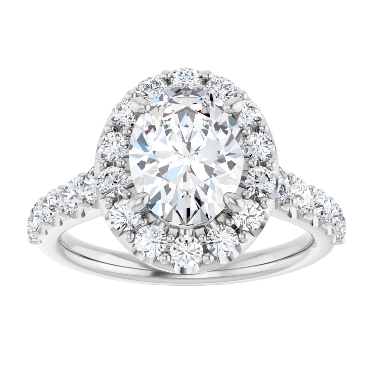 Halo-Style Engagement Ring