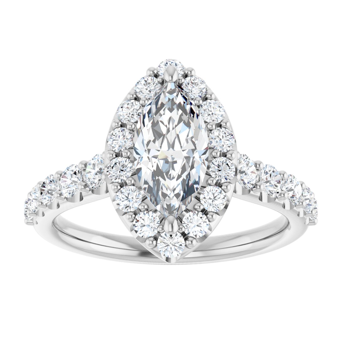 Halo-Style Engagement Ring