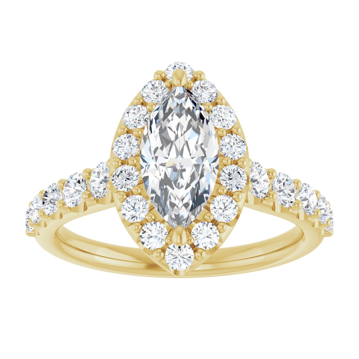 Halo-Style Engagement Ring