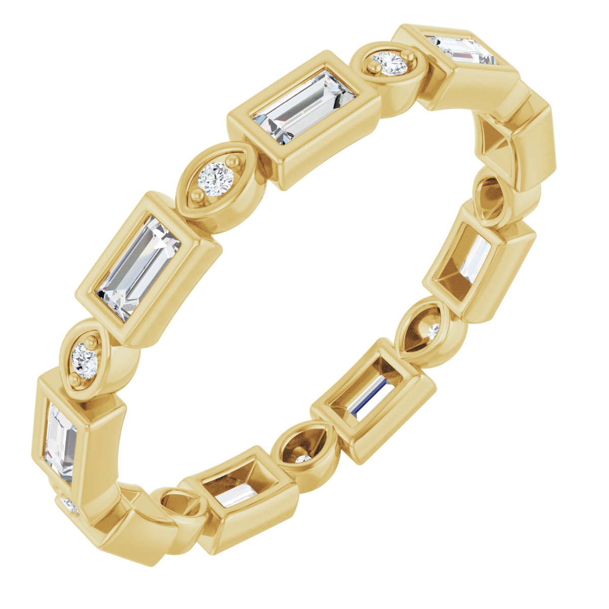 Eternity Band - Straight Baguette