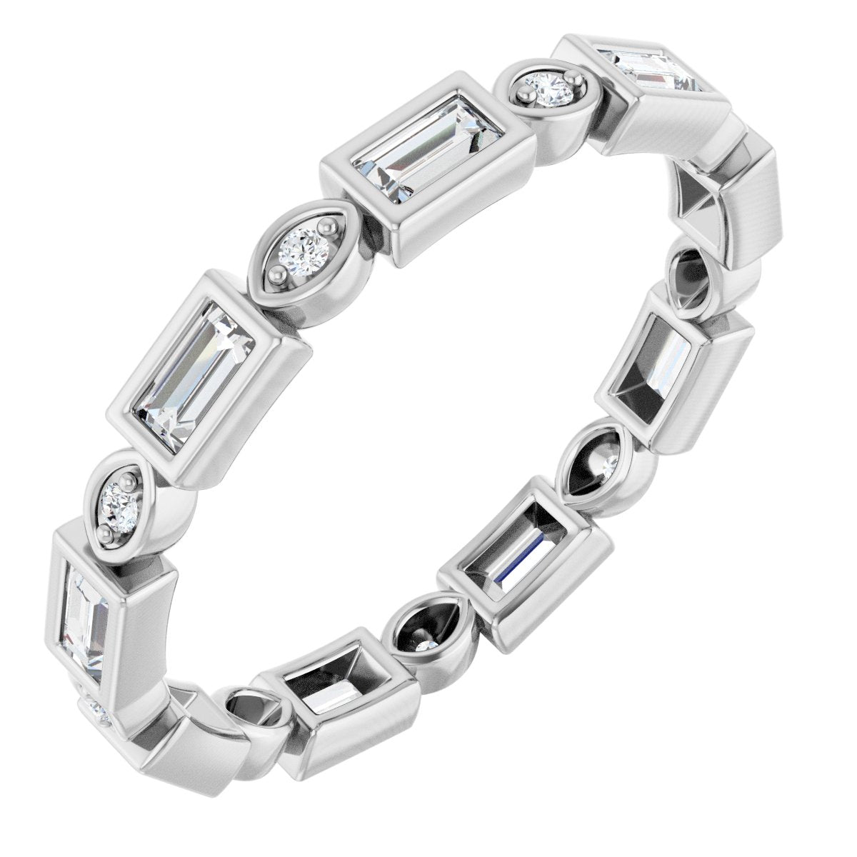 Eternity Band - Straight Baguette