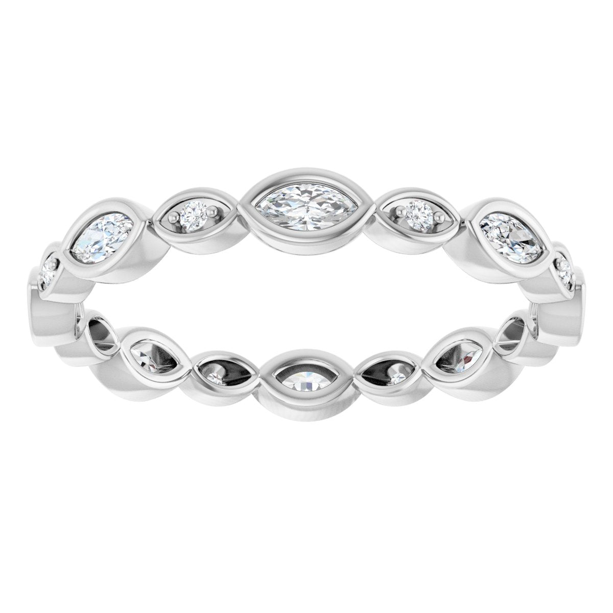 Eternity Band - Marquise
