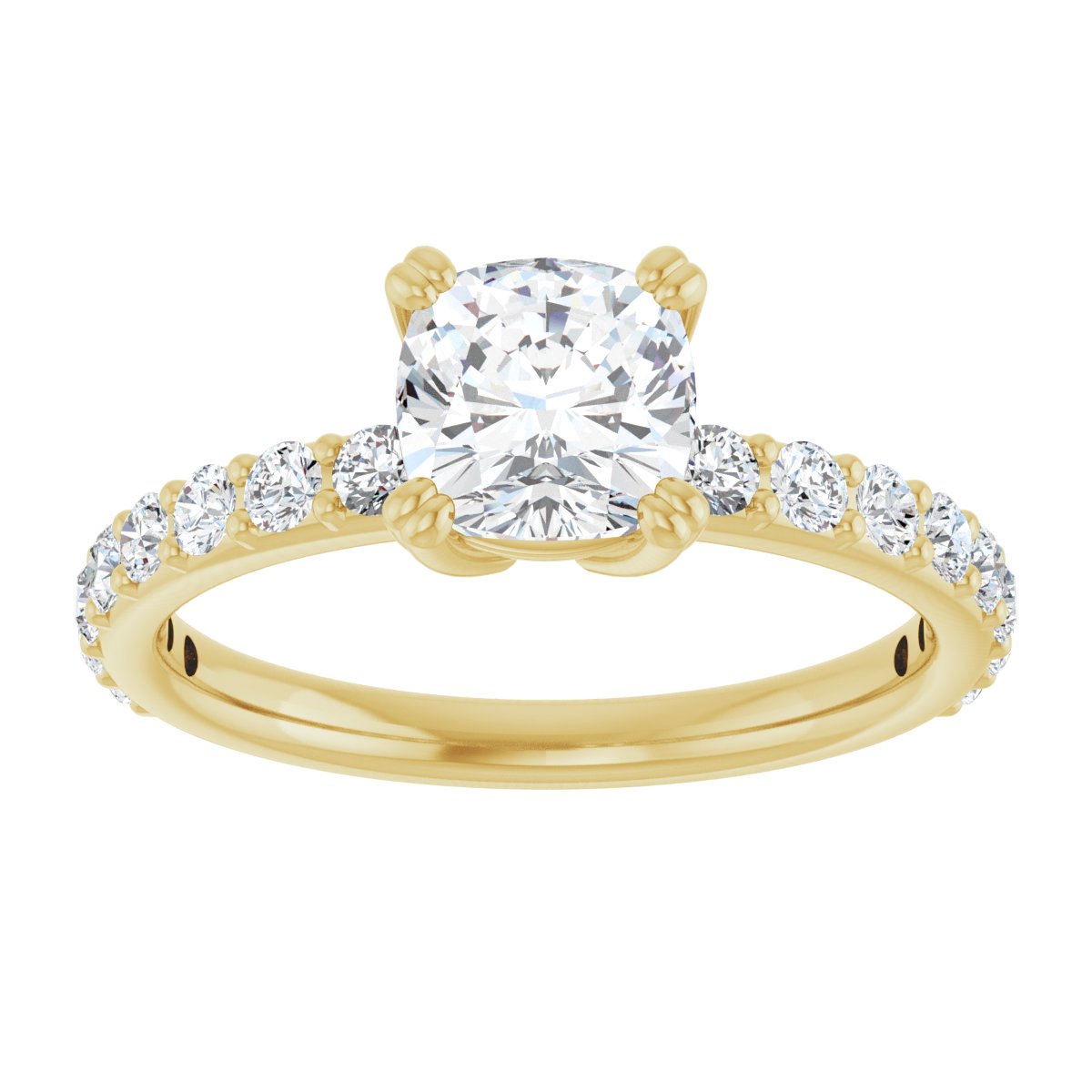 Accented Engagement Ring