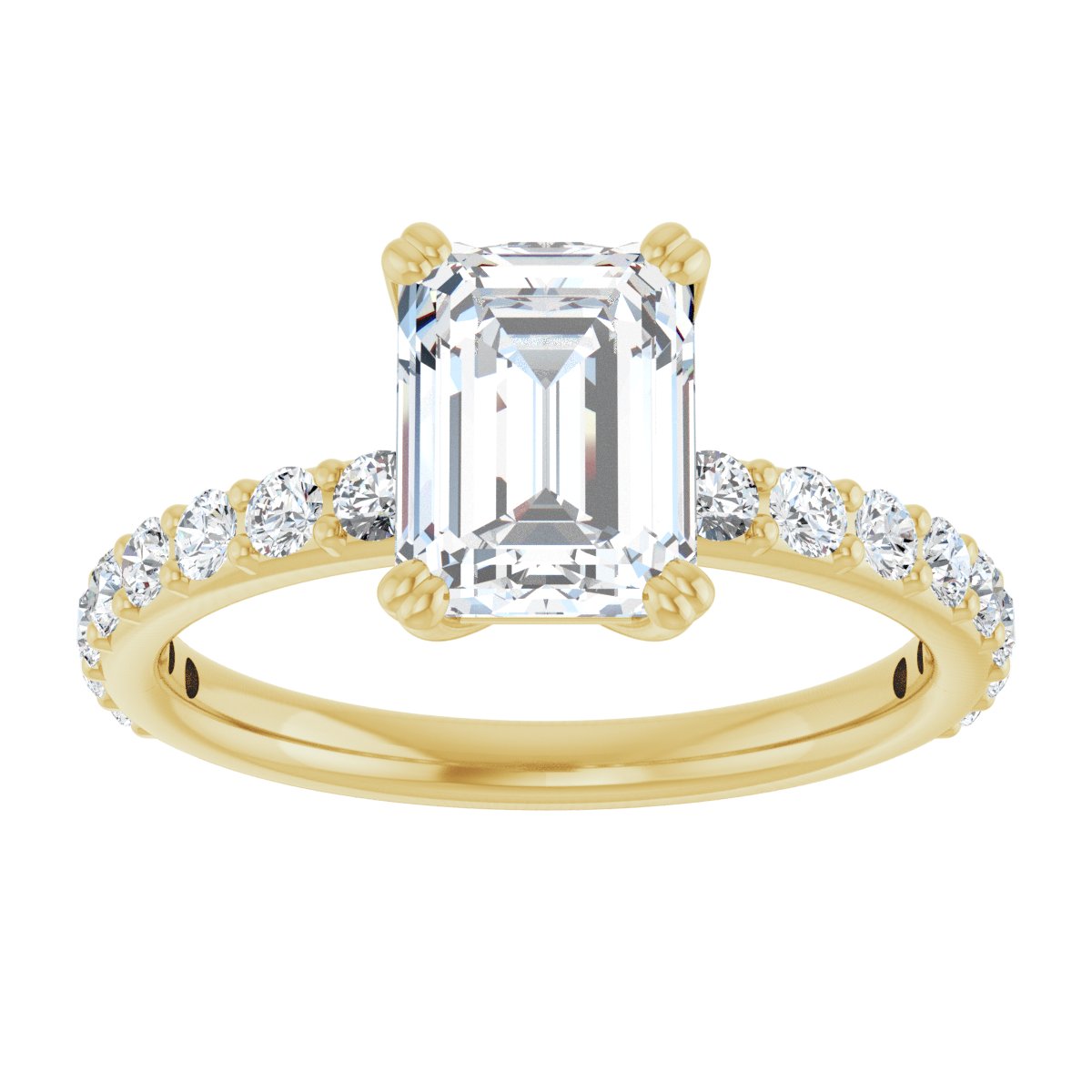 Accented Engagement Ring