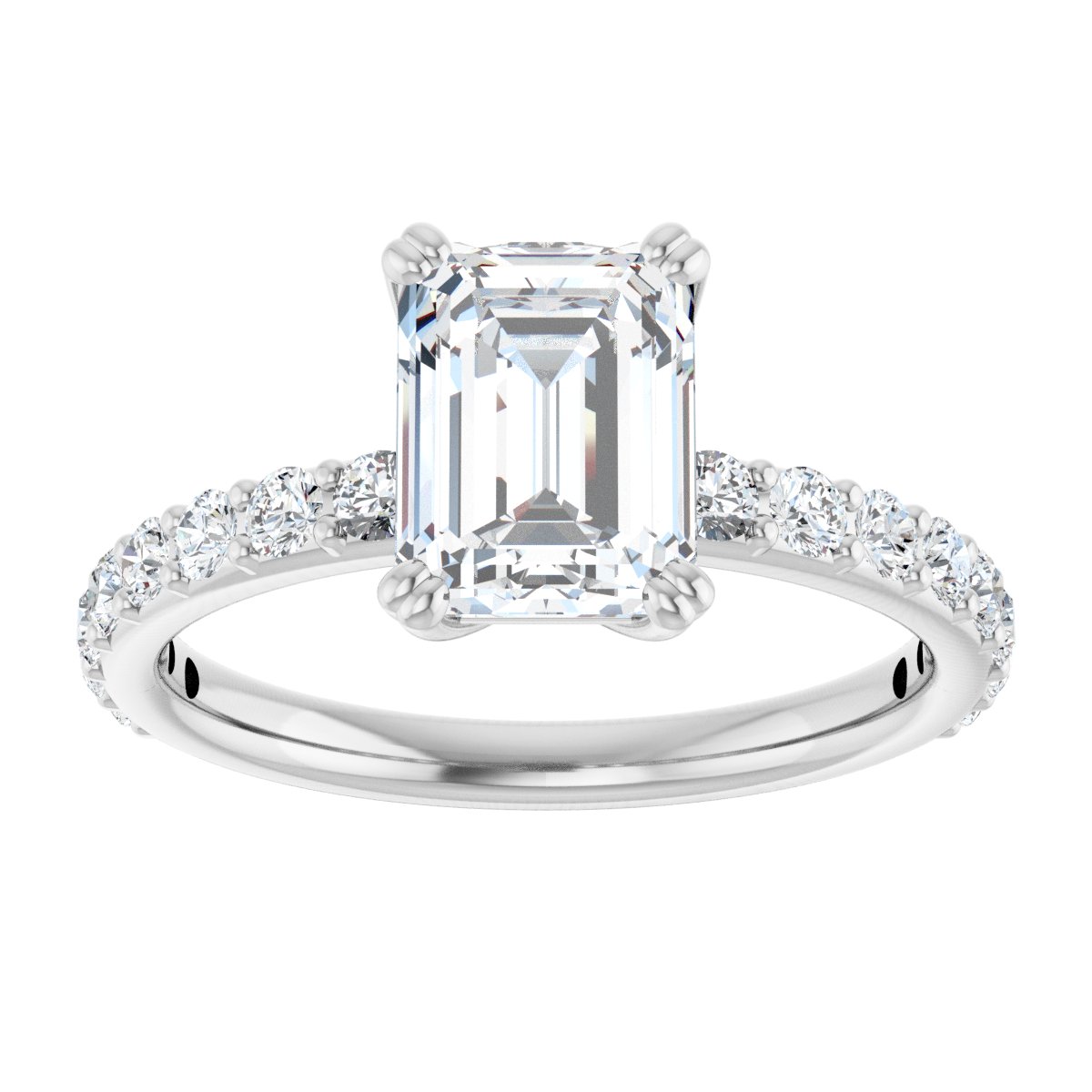 Accented Engagement Ring