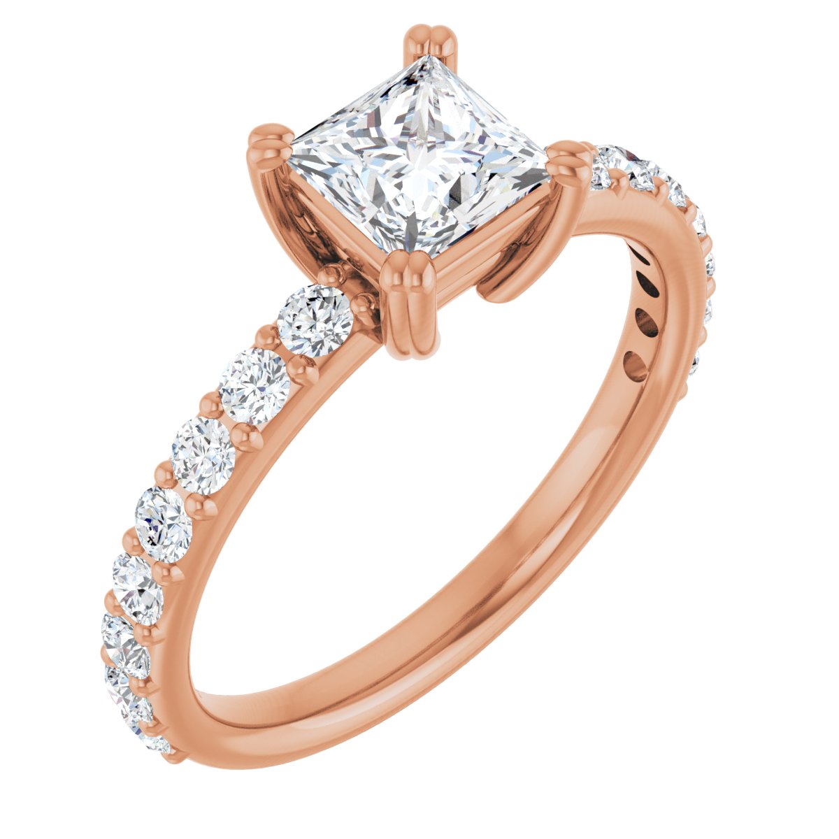 Accented Engagement Ring