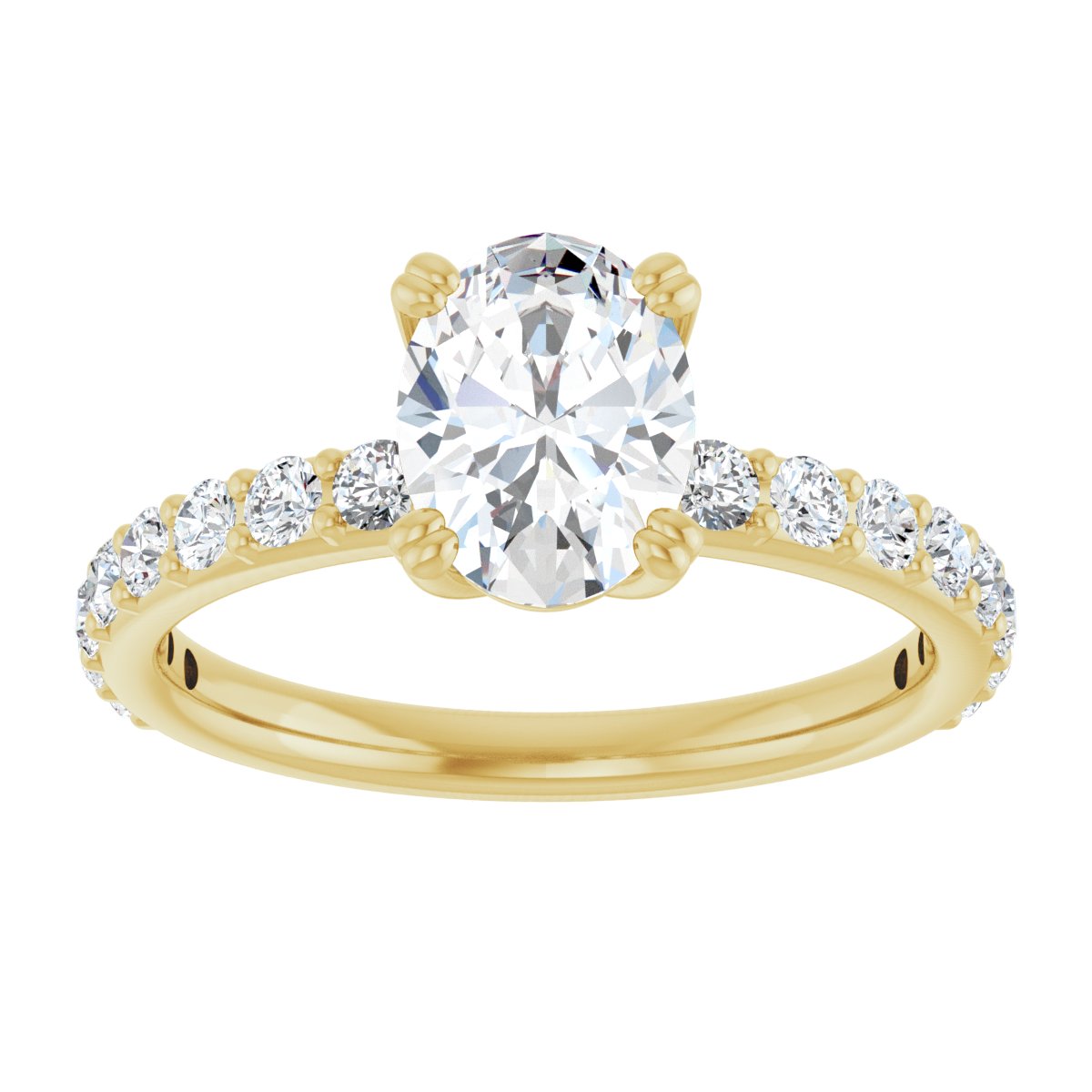 Accented Engagement Ring