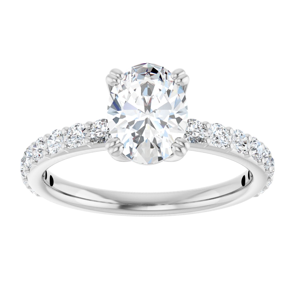 Accented Engagement Ring