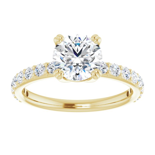 Accented Engagement Ring
