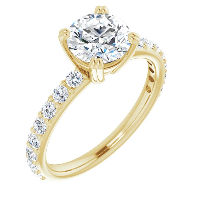 Accented Engagement Ring