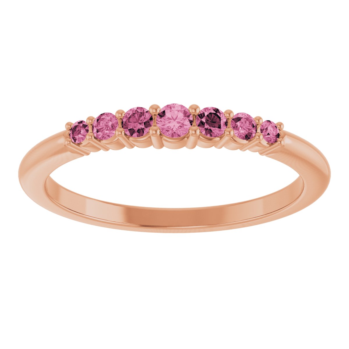 Stackable Ring - Natural Pink Tourmaline