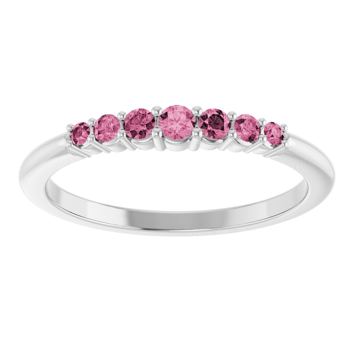 Stackable Ring - Natural Pink Tourmaline