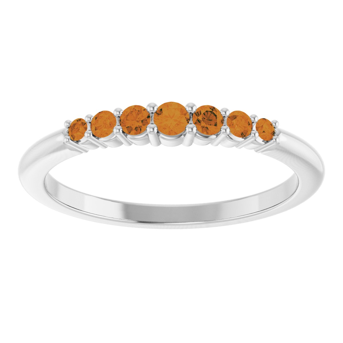 Stackable Ring -  Natural Citrine