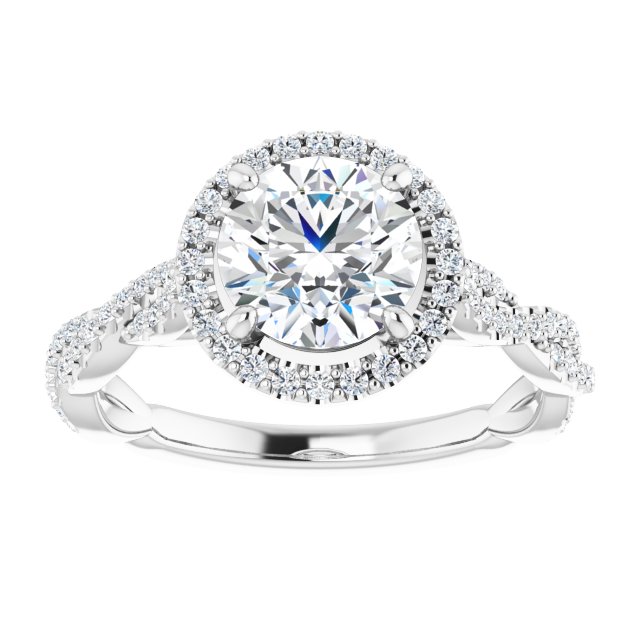 Halo-Style Engagement Ring