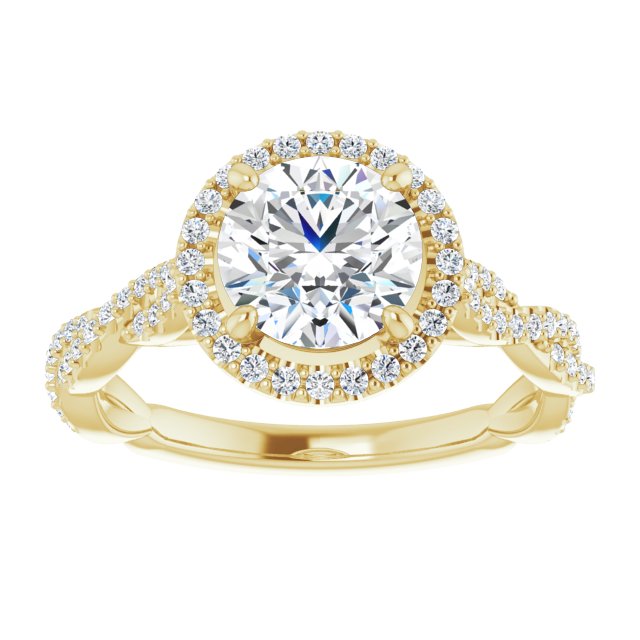 Halo-Style Engagement Ring