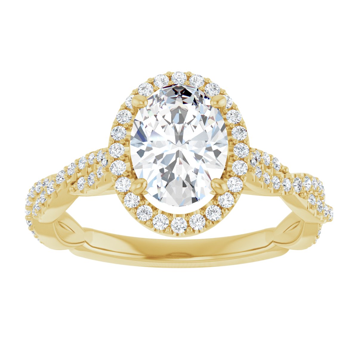 Halo-Style Engagement Ring