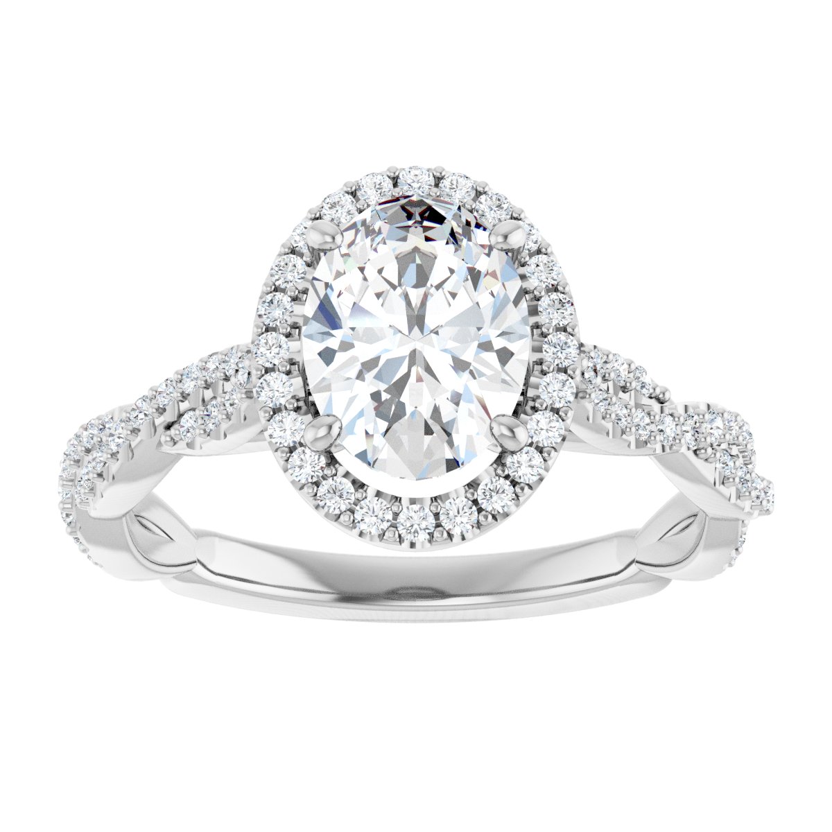 Halo-Style Engagement Ring
