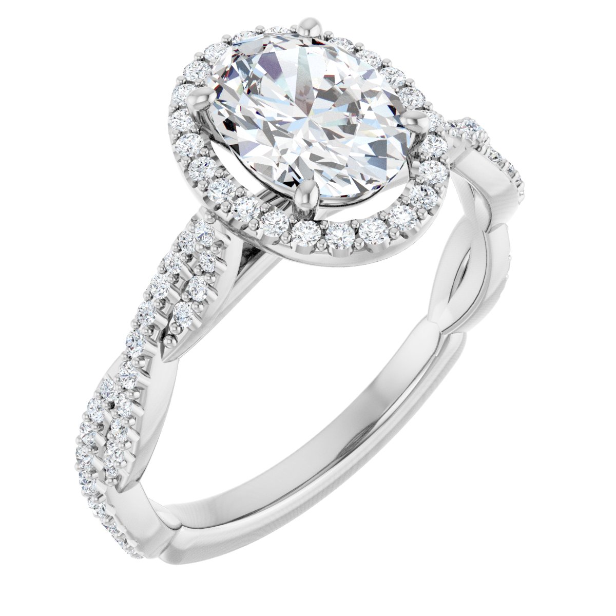 Halo-Style Engagement Ring